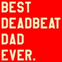 Best Deadbeat Dad Ever Novelty Gag Joke Father Santa Hat thumb 1