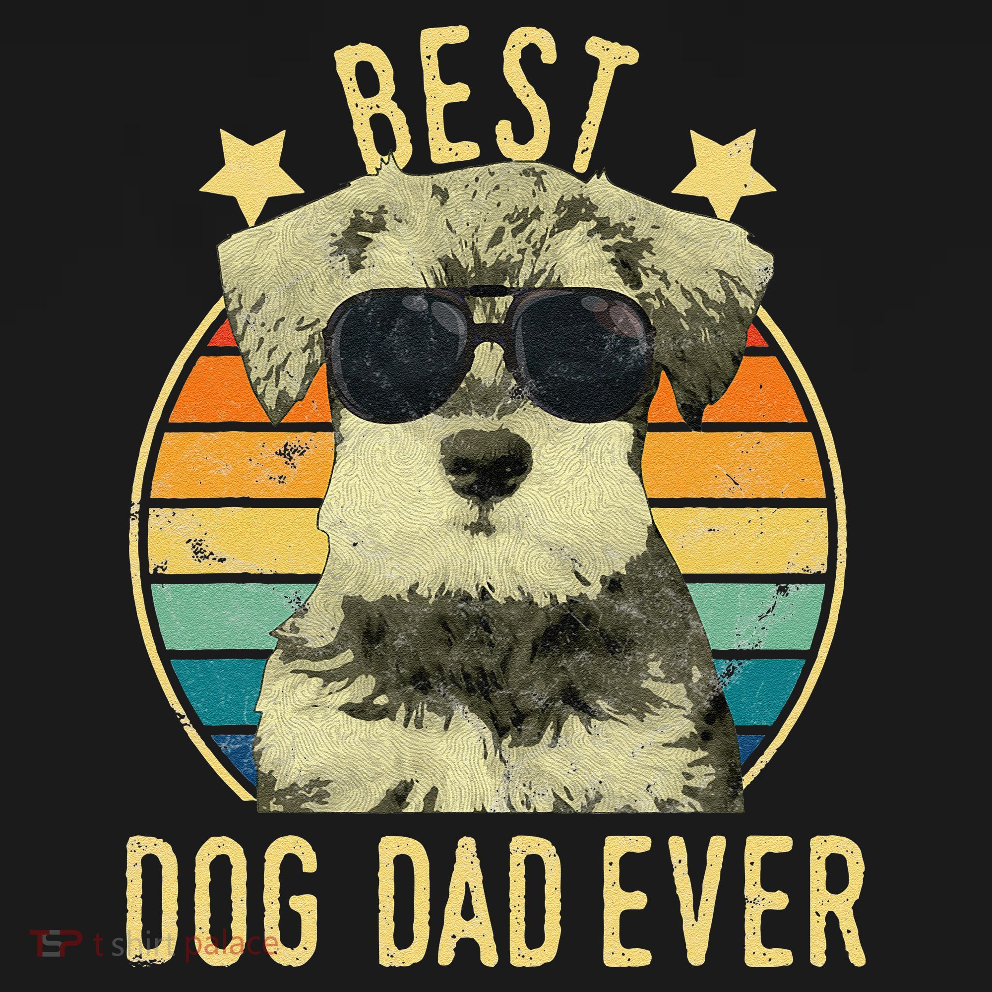 Best Dog Dad Ever Miniature Schnauzer Fathers Day Gift Apron