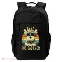 Best Dog Dad Ever Miniature Schnauzer Fathers Day Gift Backpack thumb 0