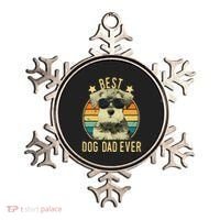 Best Dog Dad Ever Miniature Schnauzer Fathers Day Gift Ornament thumb 0
