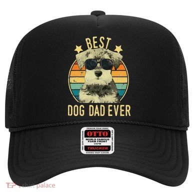 Best Dog Dad Ever Miniature Schnauzer Fathers Day Gift Hat