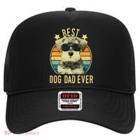 Best Dog Dad Ever Miniature Schnauzer Fathers Day Gift Hat thumb 0