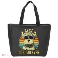 Best Dog Dad Ever Miniature Schnauzer Fathers Day Gift Tote Bag thumb 0