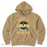 Best Dog Dad Ever Miniature Schnauzer Fathers Day Gift Hoodie thumb 0