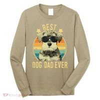 Best Dog Dad Ever Miniature Schnauzer Fathers Day Gift Long Sleeve Shirt thumb 0