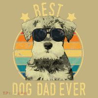 Best Dog Dad Ever Miniature Schnauzer Fathers Day Gift Sweatshirt thumb 2