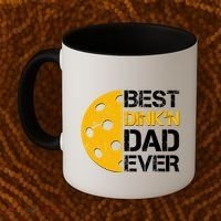 Best Dinkn Dad Ever Pickle Ball Coffee Mug thumb 2