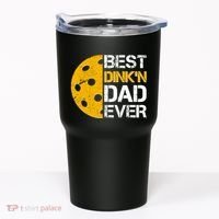 Best Dinkn Dad Ever Pickle Ball Tumbler thumb 0