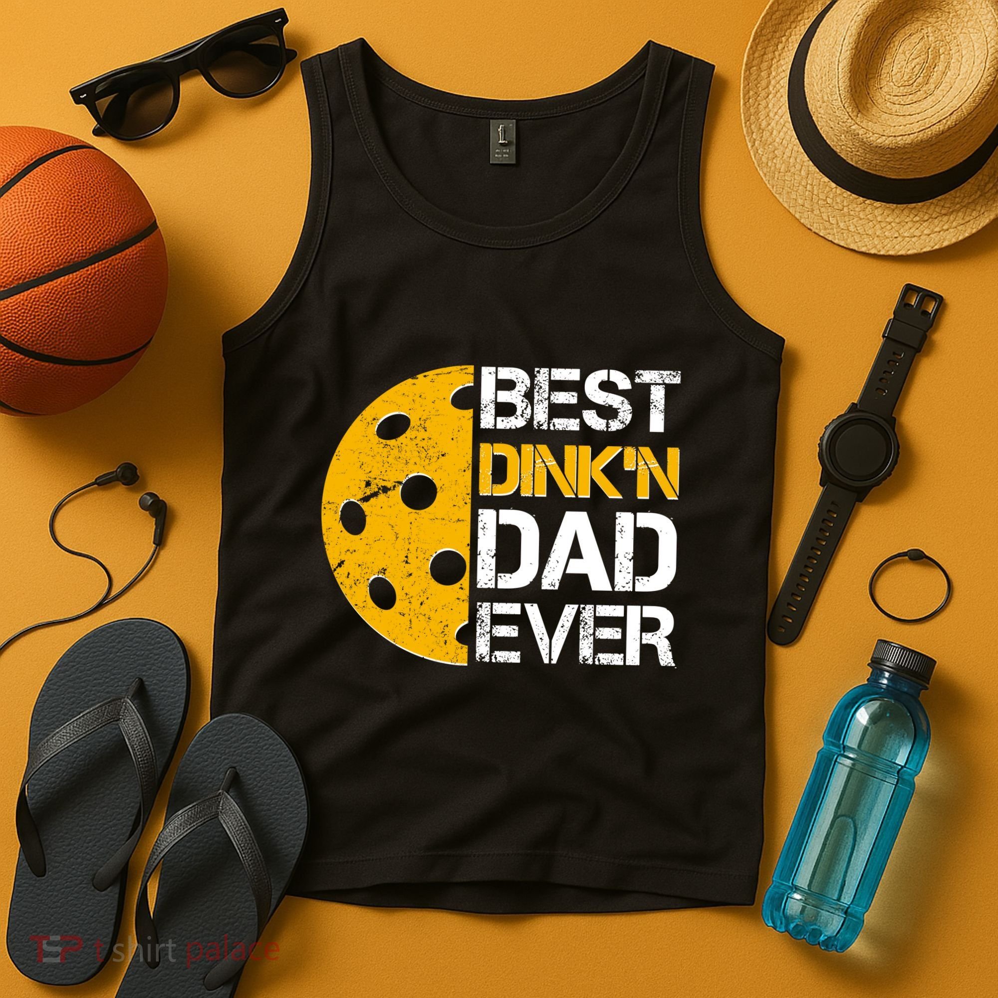 Best Dinkn Dad Ever Pickle Ball Tank Top
