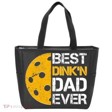 Best Dinkn Dad Ever Pickle Ball Tote Bag
