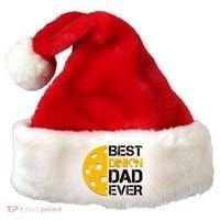 Best Dinkn Dad Ever Pickle Ball Santa Hat thumb 0