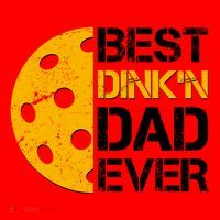 Best Dinkn Dad Ever Pickle Ball Santa Hat thumb 1