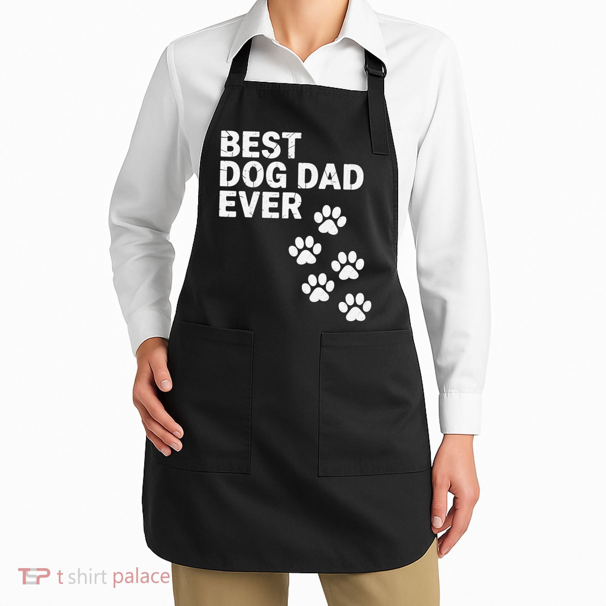 Best Dog Dad Ever Present For Fathers Day Apron