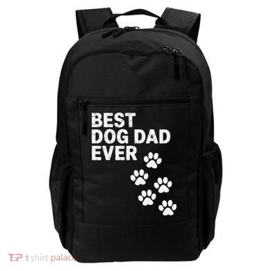 Best Dog Dad Ever Present For Fathers Day Backpack