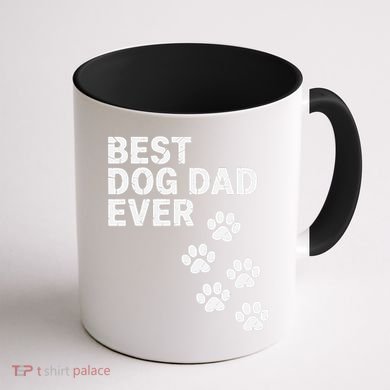 Best Dog Dad Ever Present For Fathers Day Coffee Mug back