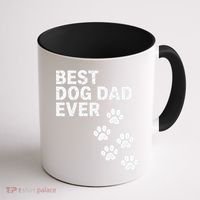 Best Dog Dad Ever Present For Fathers Day Coffee Mug thumb 1