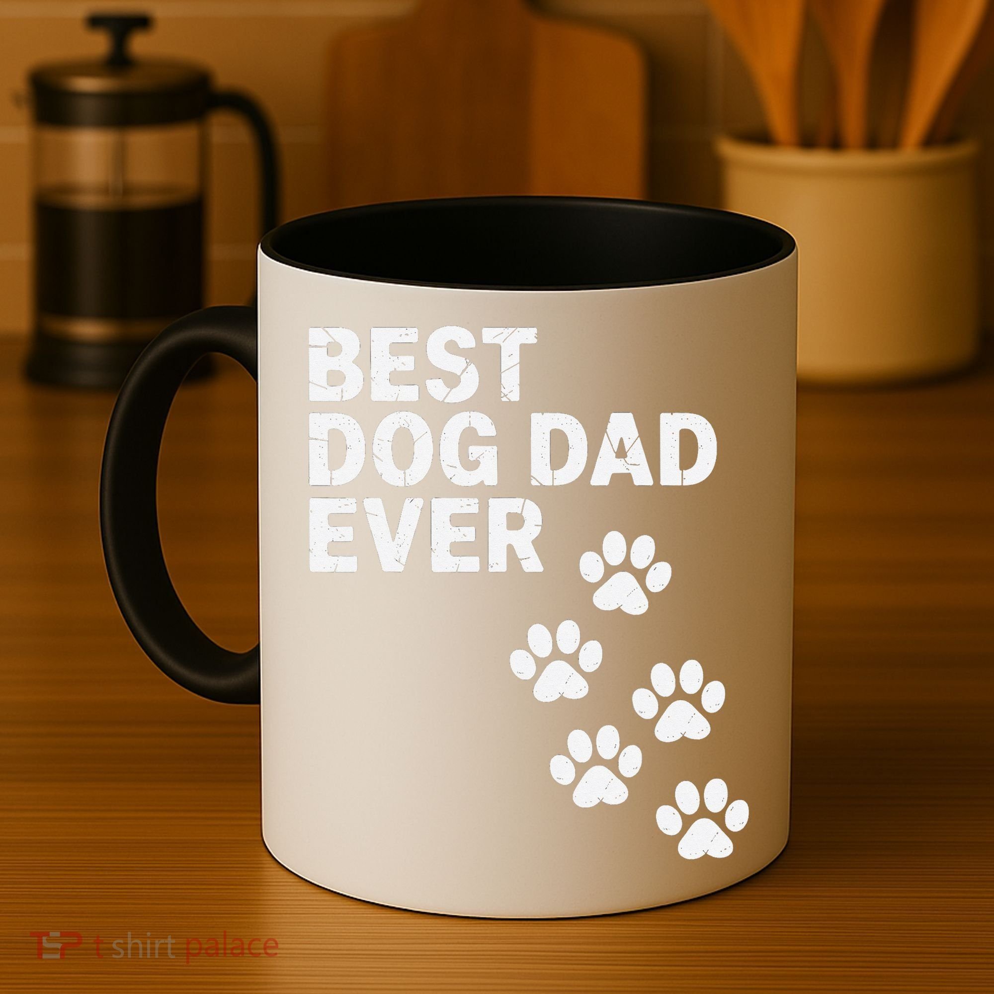 Best Dog Dad Ever Present For Fathers Day Coffee Mug