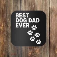 Best Dog Dad Ever Present For Fathers Day Coaster thumb 0