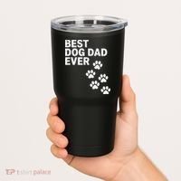 Best Dog Dad Ever Present For Fathers Day Tumbler thumb 2