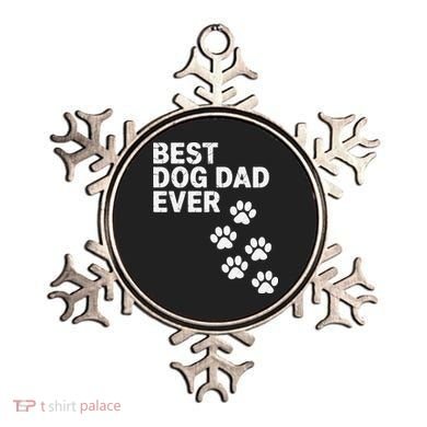 Best Dog Dad Ever Present For Fathers Day Ornament