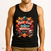 Best Dad Dungeon Master Ever Tank Top thumb 3