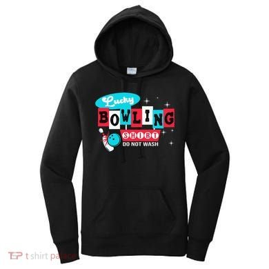 Bowling Design Do Not Wash This Is My Lucky Bowling Women's Hoodie