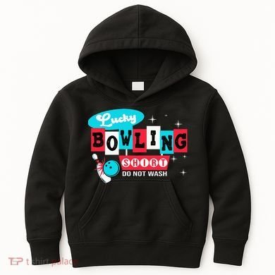Bowling Design Do Not Wash This Is My Lucky Bowling Kids Hoodie