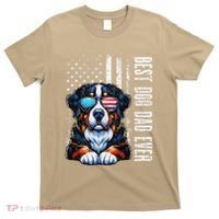 Best Dog Dad Ever Bernese Mountain American Flag Vintage T-Shirt thumb 0