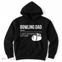 Bowling Dad Definition Gift Hoodie thumb 0
