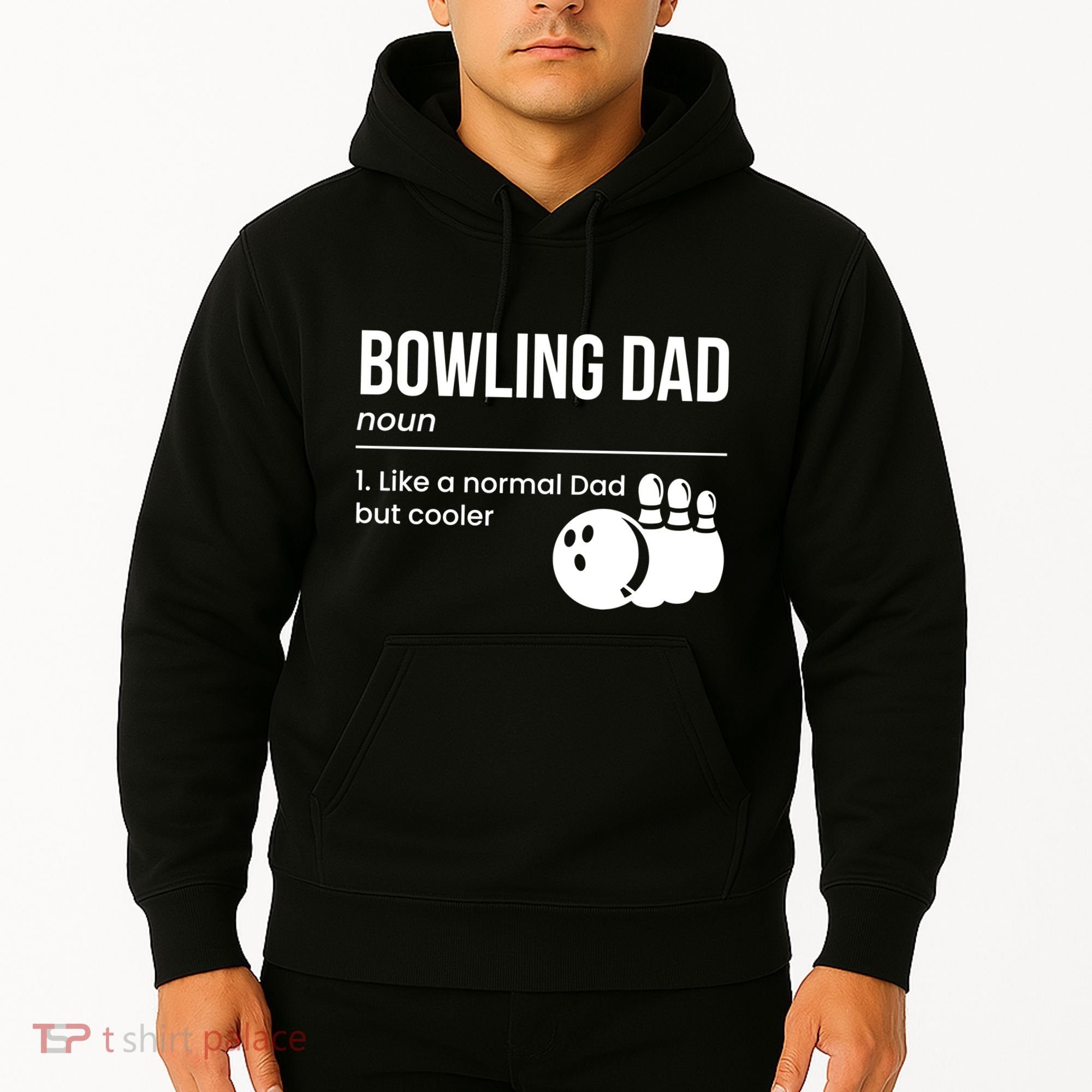 Bowling Dad Definition Gift Hoodie
