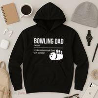 Bowling Dad Definition Gift Hoodie thumb 3