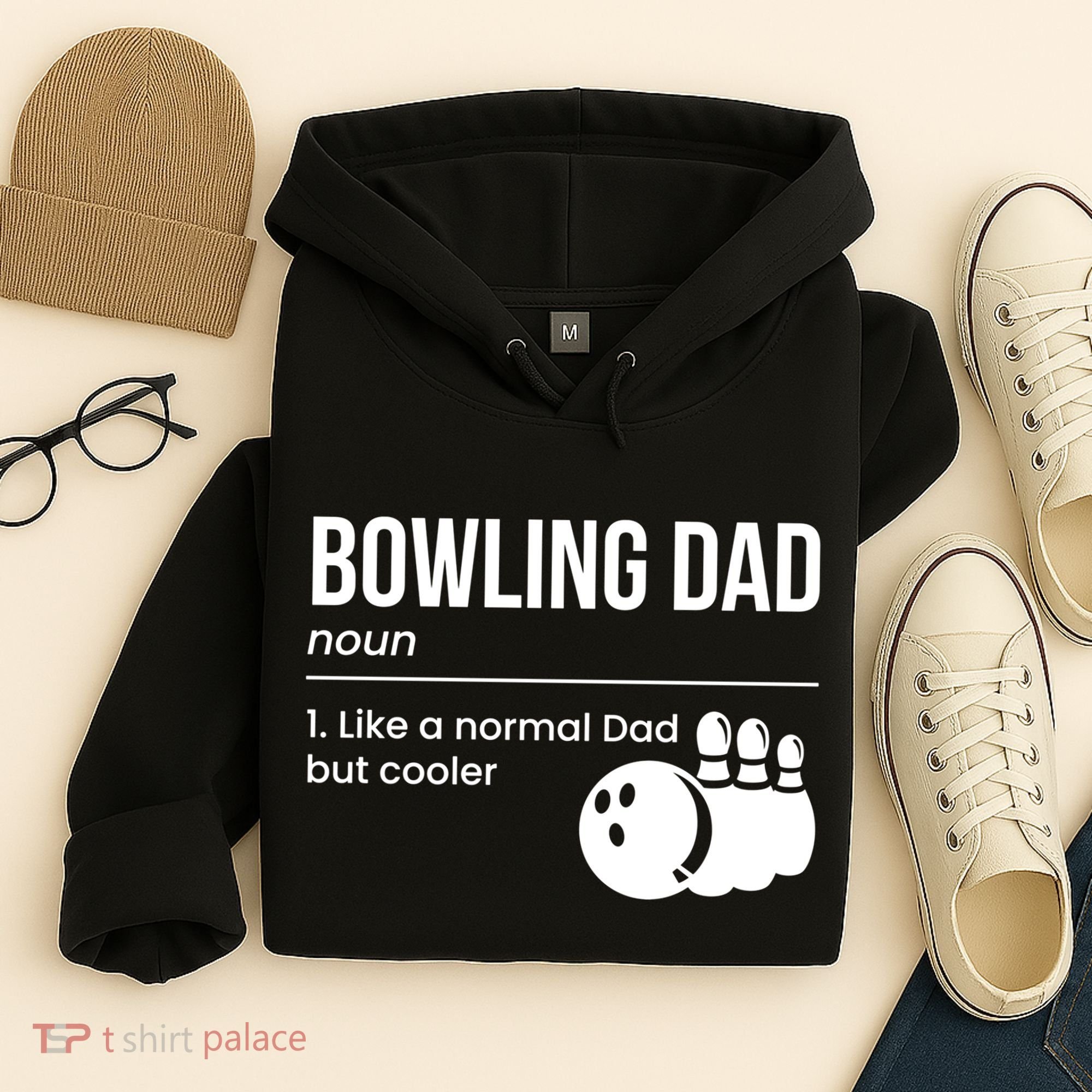 Bowling Dad Definition Gift Hoodie