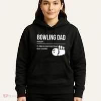 Bowling Dad Definition Gift Hoodie thumb 5