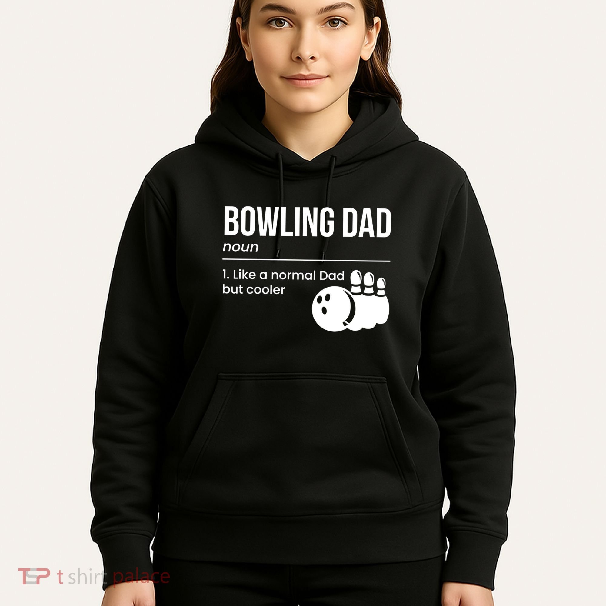 Bowling Dad Definition Gift Hoodie