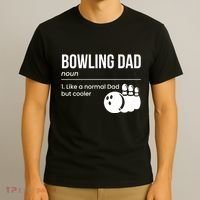 Bowling Dad Definition Gift T-Shirt thumb 3