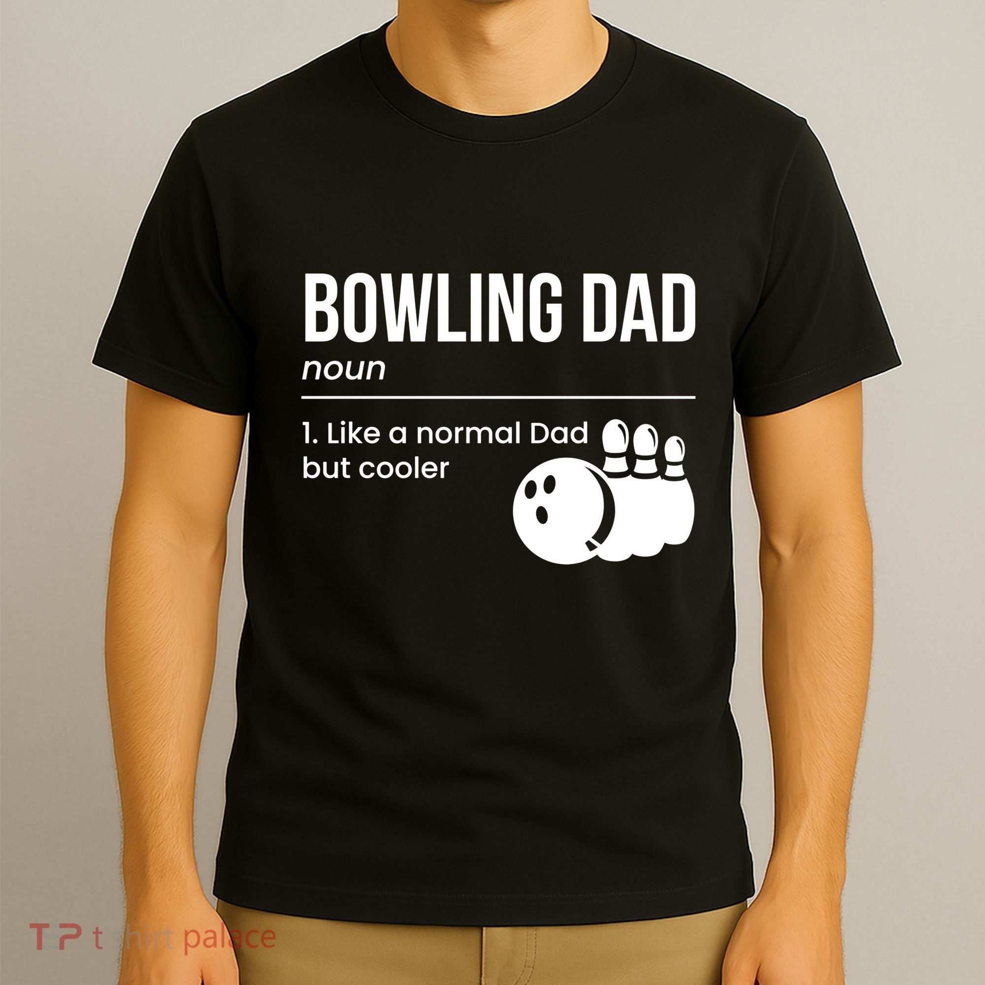 Bowling Dad Definition Gift T-Shirt