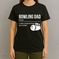 Bowling Dad Definition Gift T-Shirt thumb 4