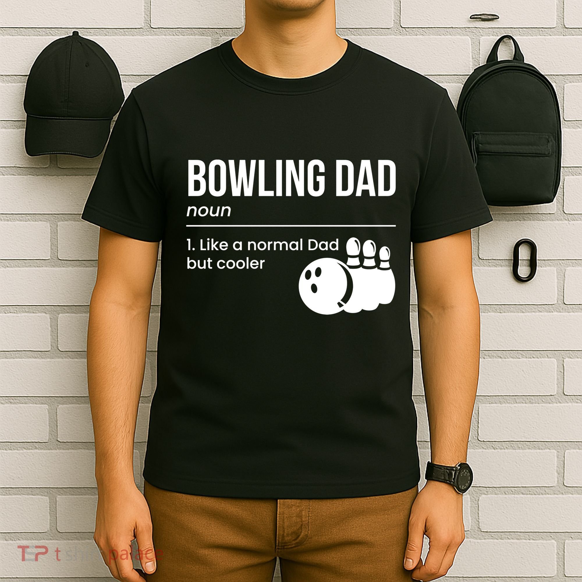Bowling Dad Definition Gift T-Shirt