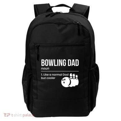 Bowling Dad Definition Gift Backpack