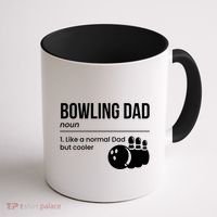 Bowling Dad Definition Gift Coffee Mug thumb 1