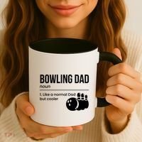 Bowling Dad Definition Gift Coffee Mug thumb 3