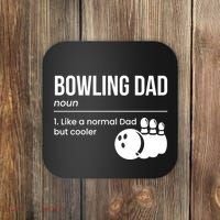 Bowling Dad Definition Gift Coaster thumb 0
