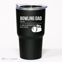 Bowling Dad Definition Gift Tumbler thumb 0