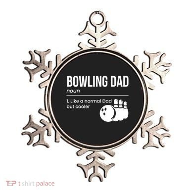 Bowling Dad Definition Gift Ornament