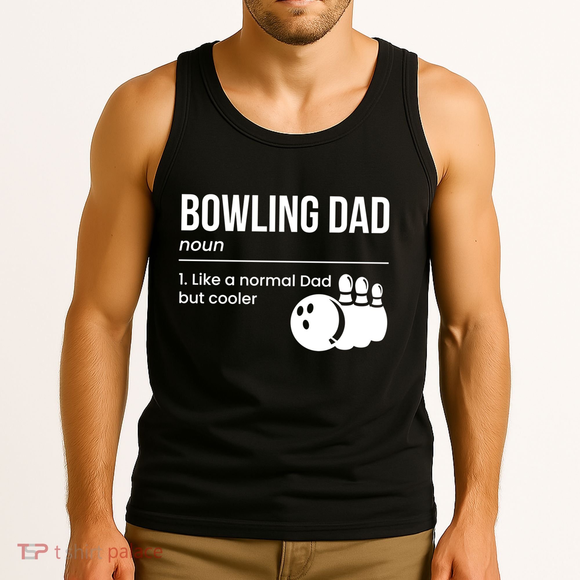 Bowling Dad Definition Gift Tank Top