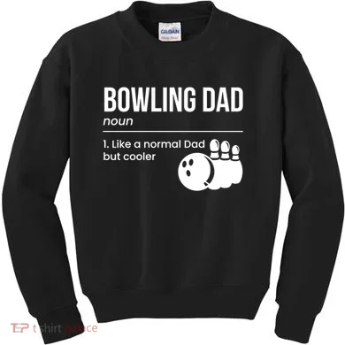 Bowling Dad Definition Gift Kids Sweatshirt
