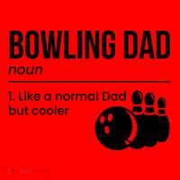 Bowling Dad Definition Gift Santa Hat thumb 1
