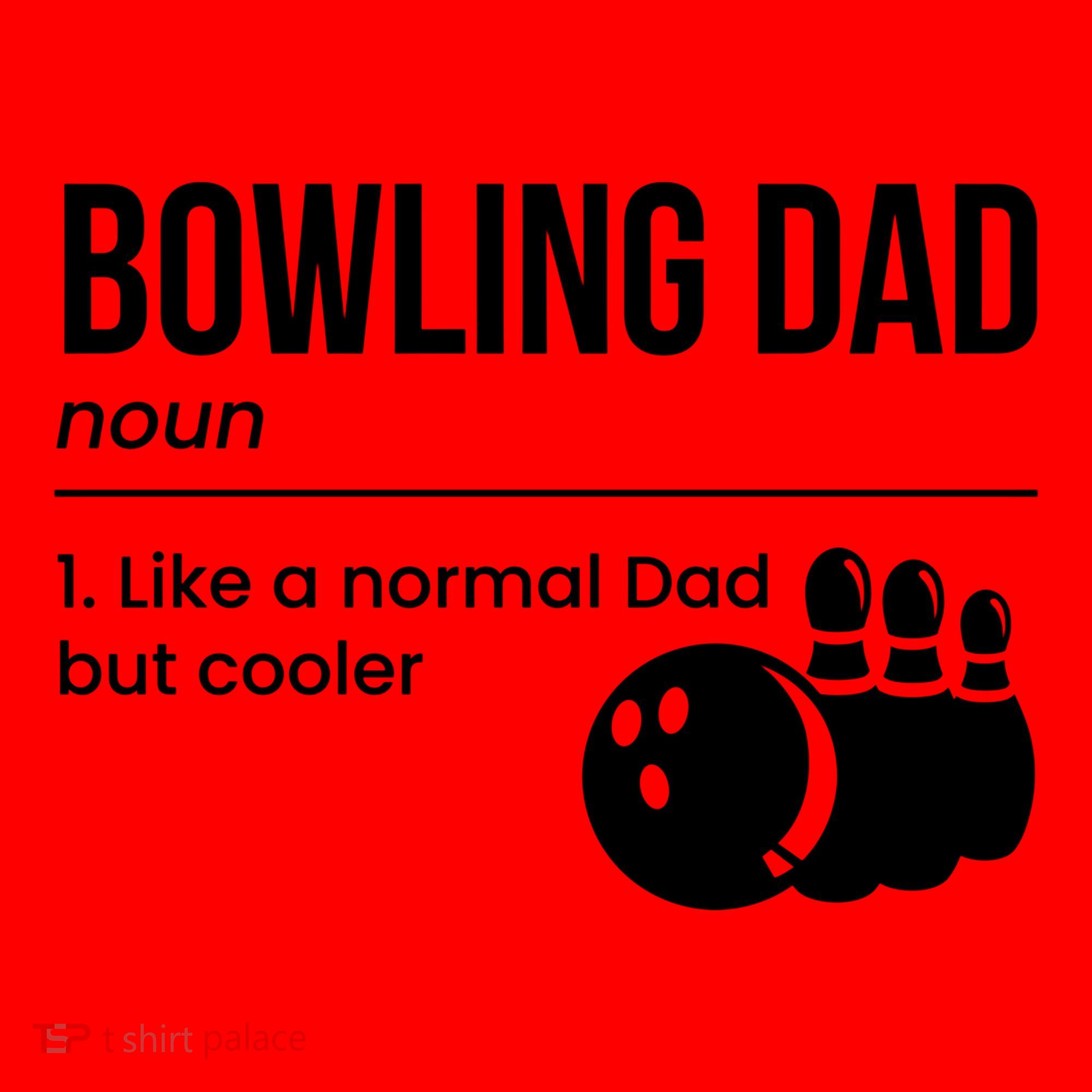 Bowling Dad Definition Gift Santa Hat