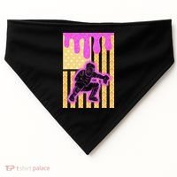 Baseball Drip Dripping Ice Cream Baseball American Flag USA-Made Doggie Bandana thumb 0