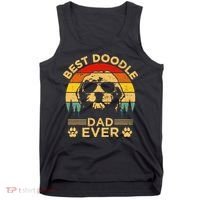 Best Doodle Dad Ever Fathers Day Funny Goldendoodle Dog Gift Tank Top thumb 0